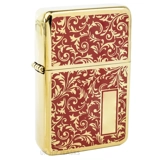Star - Steel - Detailed Red Flourish -..