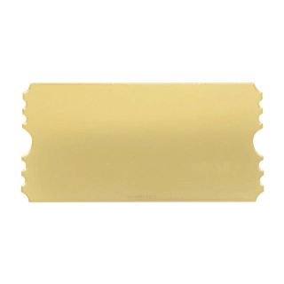 Acrylic Ticket - Gold Mirror