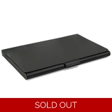 Business Card Holder - Steel - Black