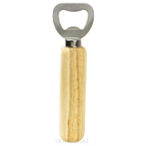 Metal Bottle Opener With a Wood Handle