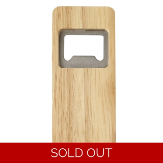 Bottle Opener - Rectangle - Hevea Wood