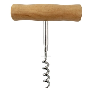 Wine Opener - T Shape - Beech Wood