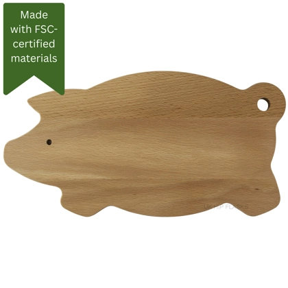 Beech Wood - Pig - Medium - Chopping Board