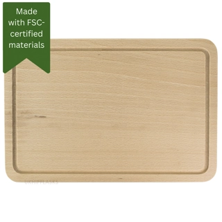 Beech Wood - Rectangular - Medium - Un..