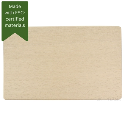 Beech Wood - Rectangular - Plain - Small - Untreated Chopping Board