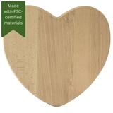 Beech Wood - Heart - Medium - Untreate..