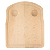 Egg and Toast Breakfast Board - Beech Wood - Curved - Small - Untreated