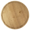 Hevea Wood Board Round - Grooved - Large
