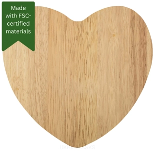 Hevea Chopping Board - Heart Hevea Chopping Board - Heart