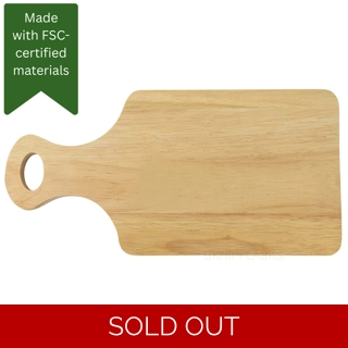 Hevea Chopping Board - Paddle Hevea Chopping Board - Paddle