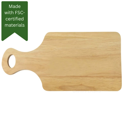 Hevea Chopping Board - Paddle
