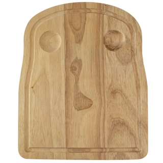 Hevea Egg Board - 2 Holes - Grooved