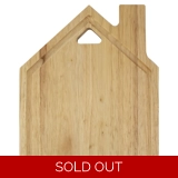 Hevea Chopping Board - House Shape