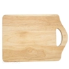 Hevea Wood Grooved Board with Handle - Medium