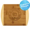 Bamboo Carbonised Chopping board - Grooved - Medium