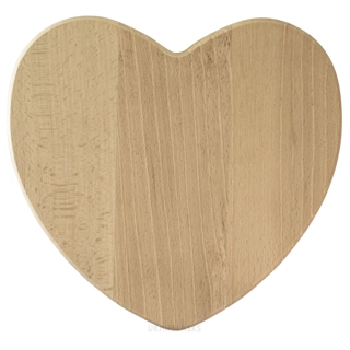 Beech Wood - Heart - Medium - Untreate..