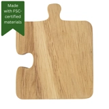 Wooden Puzzle Piece Coaster