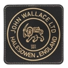 Coaster - Laserable Leatherette (Square) - Black/Gold