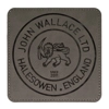Coaster - Laserable Leatherette (Square) - Grey/Black