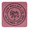 Coaster - Laserable Leatherette (Square) - Pink/Black