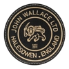 Coaster - Laserable Leatherette (Round) - Black/Gold