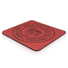Coaster - Laserable Leatherette (Square) - Red/Black