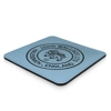 Coaster - Laserable Leatherette (Square) - Light Blue/Black