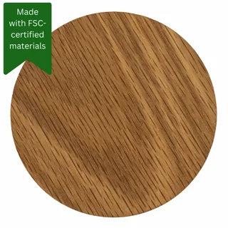 Thick Coaster - Oak Wood - Round