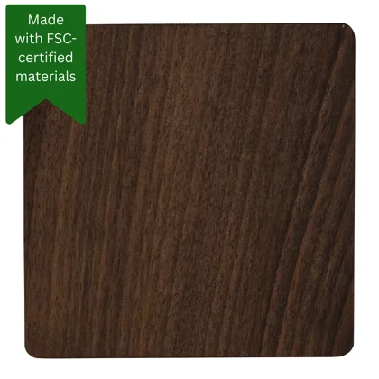 Thick Coaster - Walnut Wood - Square
