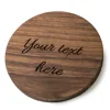 Thick Coaster - Walnut Wood - Round