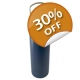 Bamboo Lid Dark Blue Bottle - 750ml