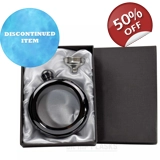 Hip Flask Bangle in Gift Box - Black