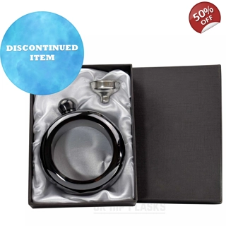 Hip Flask Bangle in Gift Box - Black