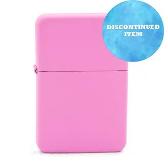 Star - Steel - Matt Pink Lighter - Box.. Star - Steel - Matt Pink Lighter - Box..