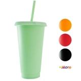 24oz Cold Cup with Straw