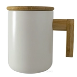 380ml Ceramic Mug with Wood Handle and..