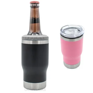 Beer Cooler Mug - With Bottle Opener -..