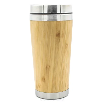 Thermal Cup - Double Walled - Bamboo - 400ml