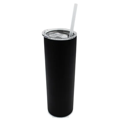 Tumbler with Straw - 22oz - Black