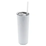 Tumbler with Straw - 22oz - White