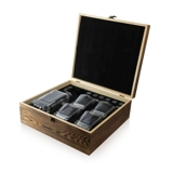 Luxury Decanter and Whisky Stone Woode..
