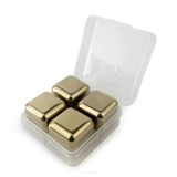 Gold Stainless Steel Ice Wine Stones P..