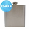 6oz Hip Flask - Steel - Grade B