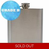 6oz Hip Flask - Steel - Grade B