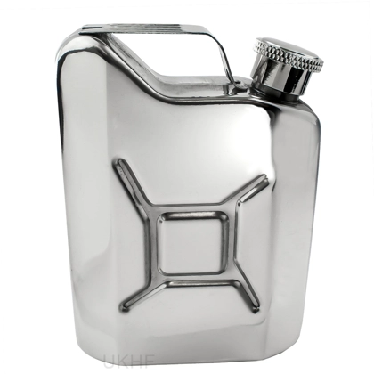 Jerry Can Hip Flask - Silver - Style 2