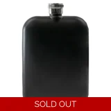 Cushion Hip Flask - 6oz - Black