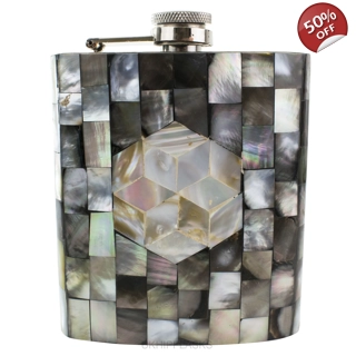 Shell Hip Flask - Style 2 - Grade B