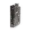 7oz Metal Studs and Flower Hip Flask