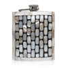 7oz Shell Hip Flask - Oblong Pattern