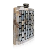 7oz Shell Hip Flask - Oblong Pattern